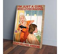 YAASIMOULE Impressions sur toile « Je suis juste une fille qui aime faire en sorte que les autres filles se sentent bien »