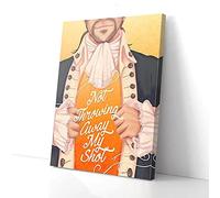 YAASIMOULE Impressions sur toile « Ne gâchez pas mon coup » Hamilton, décoration murale