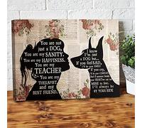 YAASIMOULE Impressions sur toile « Tu n'es pas qu'un chien, tu es mon amoureux des chiens de santé mentale »