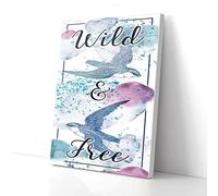 YAASIMOULE Impressions sur toile Wild And Free Art mural