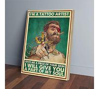YAASIMOULE Je suis un tatoueur, je te donnerai une partie de mon âme. Impressions sur toile
