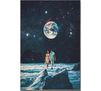 YAASIMOULE Je vous promets que nous reviendrons bientôt. Affiche sur toile encadrée, tendue sur châssis, idée cadeau.