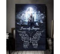 YAASIMOULE Jésus et les papillons blancs Je ne peux qu'imaginer le portrait de Jésus Impression sur toile Art mural