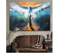 YAASIMOULE Jésus et une belle colombe, impression sur toile de paysage de Jésus, art mural