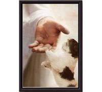 YAASIMOULE Laissez ce vieil homme vous montrer comment être un motard - Affiche encadrée sur toile mate