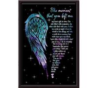 YAASIMOULE Le moment où tu m'as quitté(e) - Affiche de prévention du suicide - Toile mate encadrée