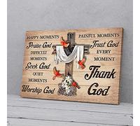 YAASIMOULE Moments heureux Louez Dieu Merci Cardinal Impressions sur toile