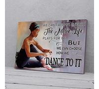 YAASIMOULE On ne peut pas toujours choisir la musique, la vie, les impressions sur toile de ballet