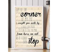 YAASIMOULE Poster Here On Out Song Lyrics Portrait Wall Art Home Decor