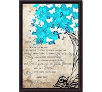 YAASIMOULE Sensibilisation à la prévention du suicide Cher moi, je sais que tu es triste. Passe une bonne journée. Reste en vie. Affiche encadrée sur toile mate.