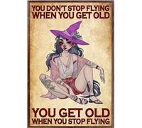 YAASIMOULE Sorcières, on vieillit quand on arrête de voler - Affiche de sorcellerie