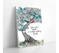 YAASIMOULE Toi et moi ensemble, nous pourrions tout faire Arbre Oiseaux Amour Impressions sur toile Art mural