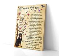 YAASIMOULE Toile murale « Je ne t'ai jamais quitt頻 avec un Rottweiler