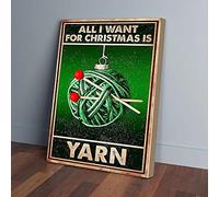 YAASIMOULE Tout ce que je veux pour Noël, ce sont des impressions sur toile en fil