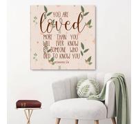 YAASIMOULE Tu es aimé Romains 5:8 toile murale