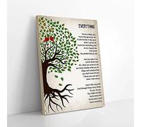 YAASIMOULE Tu es chaque mot, tout, oiseau, arbre, amour, impressions sur toile, art mural