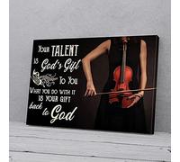 YAASIMOULE Votre talent est un don de Dieu pour vous. Impressions sur toile pour violon