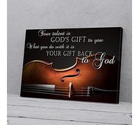 YAASIMOULE Votre talent est un don de Dieu pour vous Impressions sur toile pour violoncelle