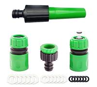 YAAVAAW Ensemble de connecteurs de tuyau d'arrosage - Buse de tuyau, embouts de tuyau et connecteurs d'arrêt d'eau, connecteur de robinet pour tuyau d'arrosage