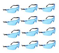YAAVAAW Lunette de Protection-Lot de 12 Lunettes de Sécurité Transparentes, Lunettes de Protection Avec Verres en Plastique, pour les enfants Nerf Gun Battles & le travail en laboratoire