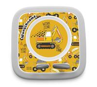 yabaduu Film de Protection Compatible avec Toniebox 2 Accessoires Ajustement Parfait Coque de Protection autocollante avec Design Anti-Rayures pour Enfants Y015 (05 Work Zone, avec Nom)