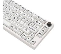 yabaikekeji Lot de 125 touches noires et blanches pour claviers mécaniques confortables