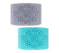 yabaikekeji Lot de 2 brosses de massage confortables pour le toilettage des chiens et chats