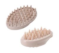 yabaikekeji Lot de 2 brosses de massage en caoutchouc souple pour chiens et chats