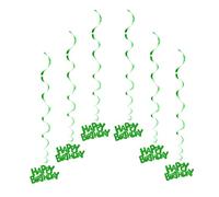 yabaikekeji Lot de 6 spirales décoratives à suspendre pour anniversaire et événement