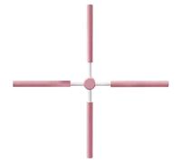 Yabauuop Bâton de Yoga,Bâton Pilates Télescopique | Redresse Dos | pour Adultes Adolescents Yoga Pilates Entraînement Travail