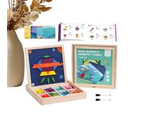 Yabauuop Blocs Puzzle - Jouet Éducatif STEM Interactif | Blocs en Bois pour Défis Cérébraux et Créativité | Filles Garçons Adolescents - Idéal Voyage École Famille