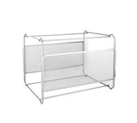 Yabauuop Boite Dossier Suspendu,Boîte D'Fichier En Métal Maillé Boîte Rangement Support,Pliable Fichier Suspendu Pour Bureau Et Maison, Format A4-Contenir 40 Dossiers Suspendus Fournitures De Bureau