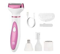 Yabauuop Épilateur Femmes - Coupe Épilateur Rechargeable Démontable | Dispositif d'Épilation Portable pour Visage et Corps | pour les Sourcils, Nez, Jambes, Corps, Peau Sensible, Maison, Salle de