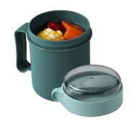 Yabauuop Gobelet À Céréales À Emporter - Bols À Céréales À Large Ouverture De 500 Ml Avec Cuillère Pliable, Gobelet À Yaourt, Portable Bol À Muesli À Emporter Pour Le Travail, L'école