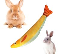 Yabauuop Jouet à mâcher pour Chat en Peluche | Jouet à mâcher en Peluche avec à Chat pour Chats d'intérieur - de Nettoyage des Dents sûr et sain pour Chinchillas, Lapins, Chats et Autres Petits
