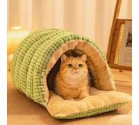 Yabauuop Lit pour Chat Monstre Confortable-lit Grotte pour Chat Coupe-Vent pour Animaux de Compagnie d'intérieur avec Lits pour Animaux de Compagnie Doux et apaisants rembourrés Amovibles et lavables