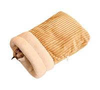 Yabauuop Nid Chaud pour Animaux de Compagnie, lit Grotte pour Chat - Cacher la Grotte Pet House Nest Lit pour Animal de Compagnie Mignon Lit Chauffant pour Chat - Grotte Souple Semi-fermée pour Chien