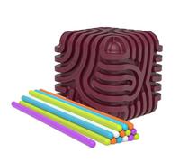 Yabauuop Planche Sensorielle en Silicone,Jeu Éducatif Cube Sensoriel | Outil de Détente et Concentration Plus de 3 Ans Tout Âge Maison Bureau Salle de Jeu École
