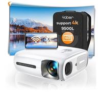 YABER Pro V7 9500L 5G Vidéoprojecteur WiFi Bluetooth Full HD 1080P , 6D Correction Auto Trapézoïdale et 4P/4D ,Zoom.BAZARLAND30