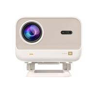 Yaber Projecteur d'extérieur portable L2 Plus 4K WiFi 6 et Bluetooth, mise au point automatique sans couture, système Android intégré avec angle réglable pour iPhone/TV Stick/HDMI/USB/ordinateur