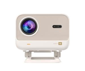 Yaber Projecteur extérieur portable L2+ 4K WiFi6 et Bluetooth, mise au point automatique, système Android intégré, angle réglable pour iPhone/TV Stick/HDMI/USB/ordinateur