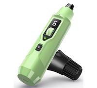 YABIFE Broyeur à ongles pour chien à 7 vitesses avec lumière LED - Coupe-griffes électrique ultra silencieux pour grands chiens et chats - Outil de toilettage professionnel avec collecteur de