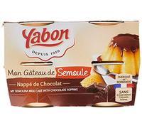 YABON - Gâteau de semoule nappage chocolat Yabon - 4 x 125 g