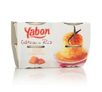 YABON Lot de 4 Gâteaux de riz - Nappage caramel - 125g