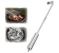 Yabound Cheminée à charbon de bois, 45,8 cm, tisonnier pour cheminée, four, barbecue et brasero