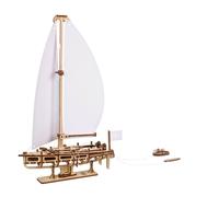 Puzzle 3D en bois - UGEARS - Ocean Beauty Yacht - Sans colle - 95 pièces - 31,1x19x11,5 cm