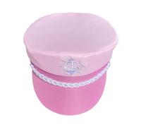 Yacht Captain Hat - Casquette de dos amiral, accessoire de costume de | Chapeau de casque de marine marine nautique, tenue de fête bateau classique, parfait pour les mariages sur la plage, les