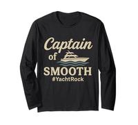 Yacht Rock Captain of Smooth - Soft Rock Music Boat Manche Longue