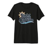 Yacht Rock Captain Party Boat Maritime Funny Ponton Boat T-Shirt Haut de Gamme
