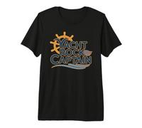 Yacht Rock Captain Party Boat Maritime Funny Ponton Boat T-Shirt Haut de Gamme